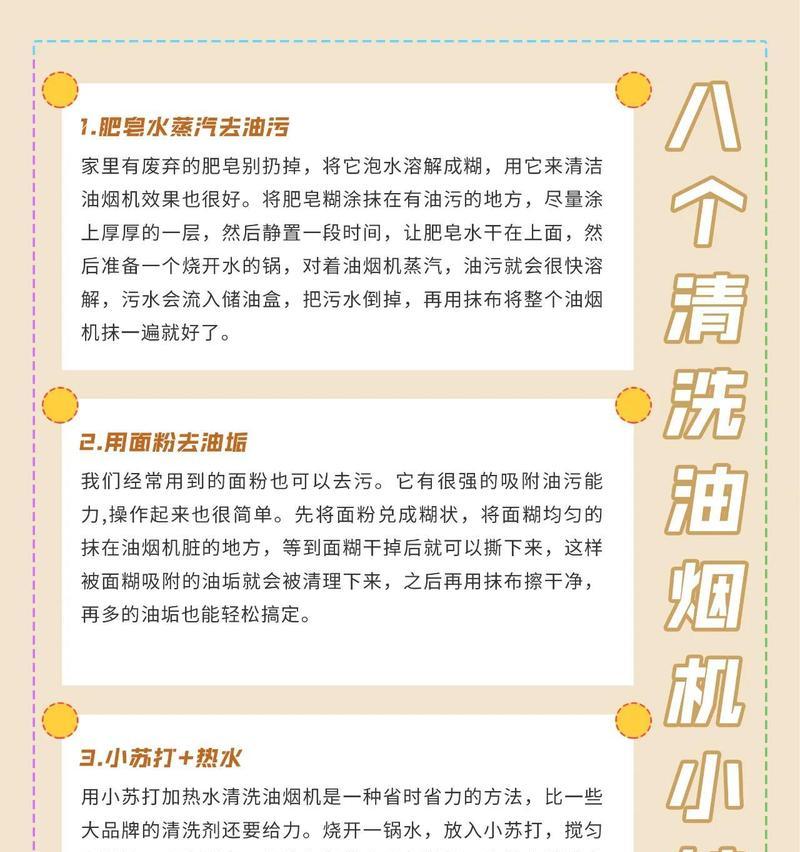 如何正确清洗油烟机（全面掌握清洗技巧）