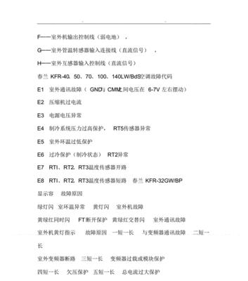 解决春兰空调C0故障的有效方法（春兰空调C0故障排除步骤及原因分析）